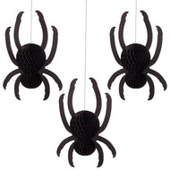 three paper honeycomb spiders 