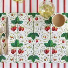 Load image into Gallery viewer, Hester &amp; Cook Strawberry Fields Placemat - Pad of 18 Sheets
