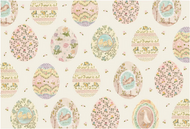 Hester & Cook Sweet Spring Eggs Placemat - Pad of 20 sheets