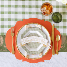 Load image into Gallery viewer, Hester &amp; Cook Thankful for You Banner Table Accent on a orange and green fall table

