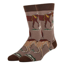 Load image into Gallery viewer, Horse Ride Crew Socks Mens socks
