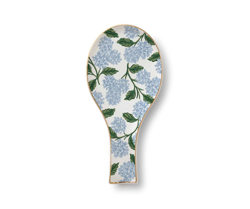 Rifle Paper Hydrangea Porcelain Spoon Rest
