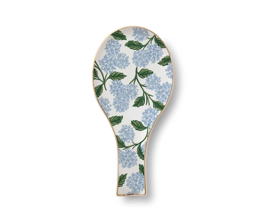 Rifle Paper Hydrangea Porcelain Spoon Rest