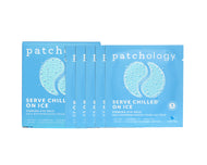 Serve Chilled On Ice Firming Eye Gels 5 Packs and a box