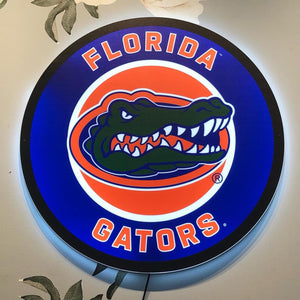 Florida Gators 15" Round LED Lit Wall Sign