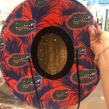 Load image into Gallery viewer, UF Florida Gators Lined Straw Hat

