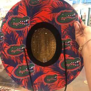 UF Florida Gators Lined Straw Hat