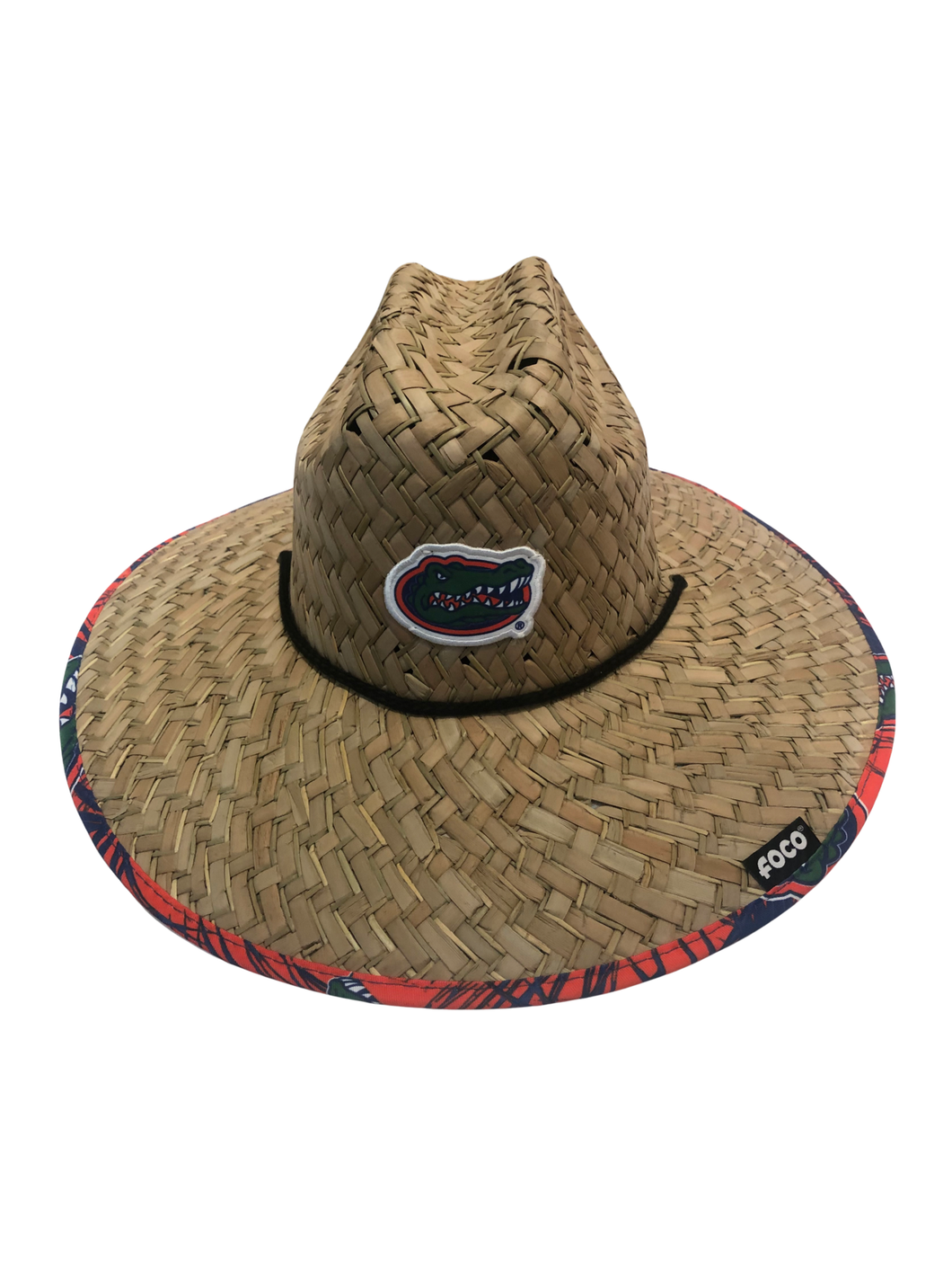 UF Florida Gators Lined Straw Hat