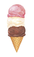 Hester & Cook Ice Cream Treat Table Accent - Pack of 12