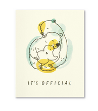 Load image into Gallery viewer, It&#39;s Official New Baby Card
