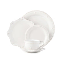 Load image into Gallery viewer, Juliska Berry and Thread Classic 5pc Place Setting - Whitewash
