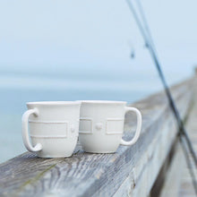 Load image into Gallery viewer, Juliska Berry and Thread French Panel Coffee/Tea Cup - Whitewash
