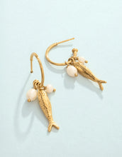 Load image into Gallery viewer, Spartina 449 Sardines Convertible Hoop Earrings
