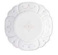 Juliska Jardins du Monde Dessert/Salad Plate Whitewash