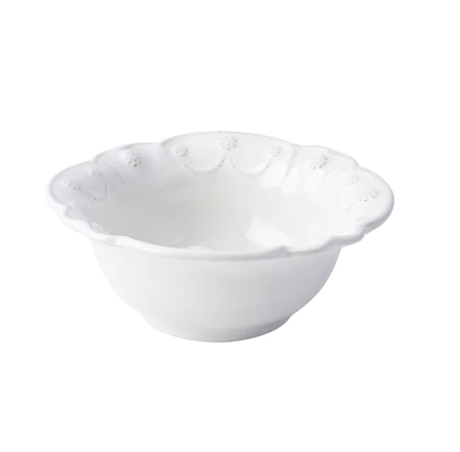 Juliska Jardins du Monde Cereal/Ice Cream Bowl Whitewash