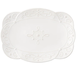 Juliska Jardins du Monde Whitewash Platter - 15''