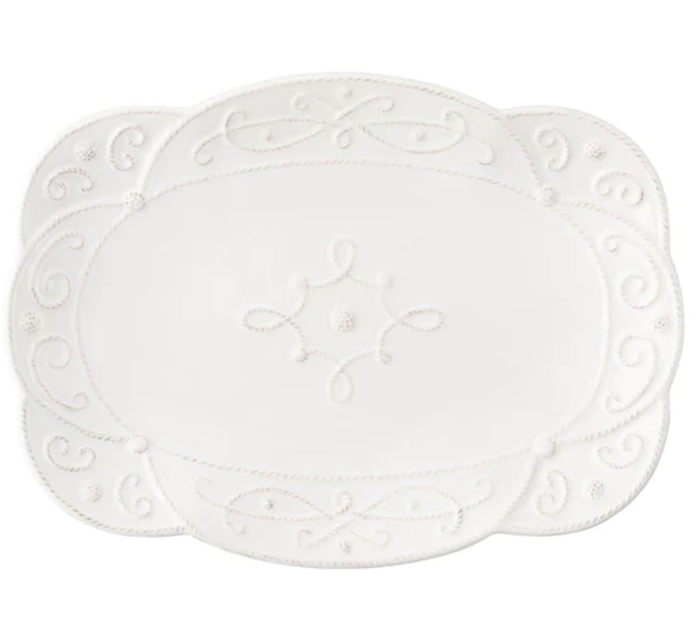 Juliska Jardins du Monde Whitewash Platter - 15''