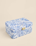 Spartina 449 Medium Desktop Jewelry Case Garden Toile