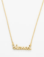 Spartina 449 Sea La Vie Necklace Blessed/Script