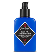 Load image into Gallery viewer, Black and blue bottle of Jack Black Double-Duty Face Moisturizer SPF 20
