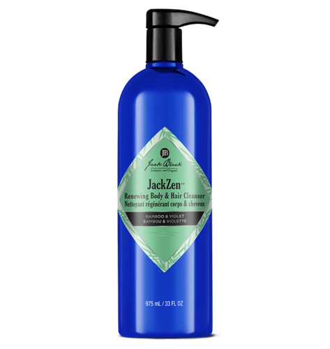 Jack Black JackZen Renewing Body & Hair Cleanser bottle