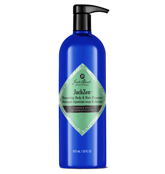 Jack Black JackZen Renewing Body & Hair Cleanser bottle