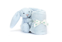 Load image into Gallery viewer, Jellycat Bashful Baby Blue Bunny Soother
