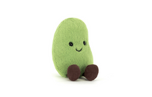 Load image into Gallery viewer, Toy avocado with a smiling face on a white background
