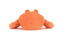 Load image into Gallery viewer, Plush crab toy on a white background

