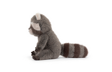 Load image into Gallery viewer, Plush toy raccoon on a white background
