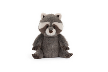Load image into Gallery viewer, Stuffed raccoon toy on a white background
