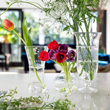 Load image into Gallery viewer, Juliska Graham Corset Vase Clear 8''H
