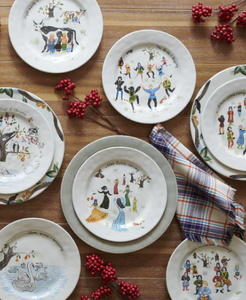 Juliska 12 Days of Christmas Dessert/Salad Plate - FINAL SALE