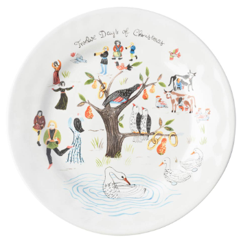 Juliska 12 Days of Christmas Dessert/Salad Plate - FINAL SALE