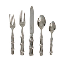 Load image into Gallery viewer, Juliska Bamboo Flatware 5 Piece Place Setting Polished
