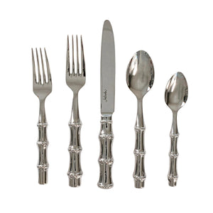 Juliska Bamboo Flatware 5 Piece Place Setting Polished