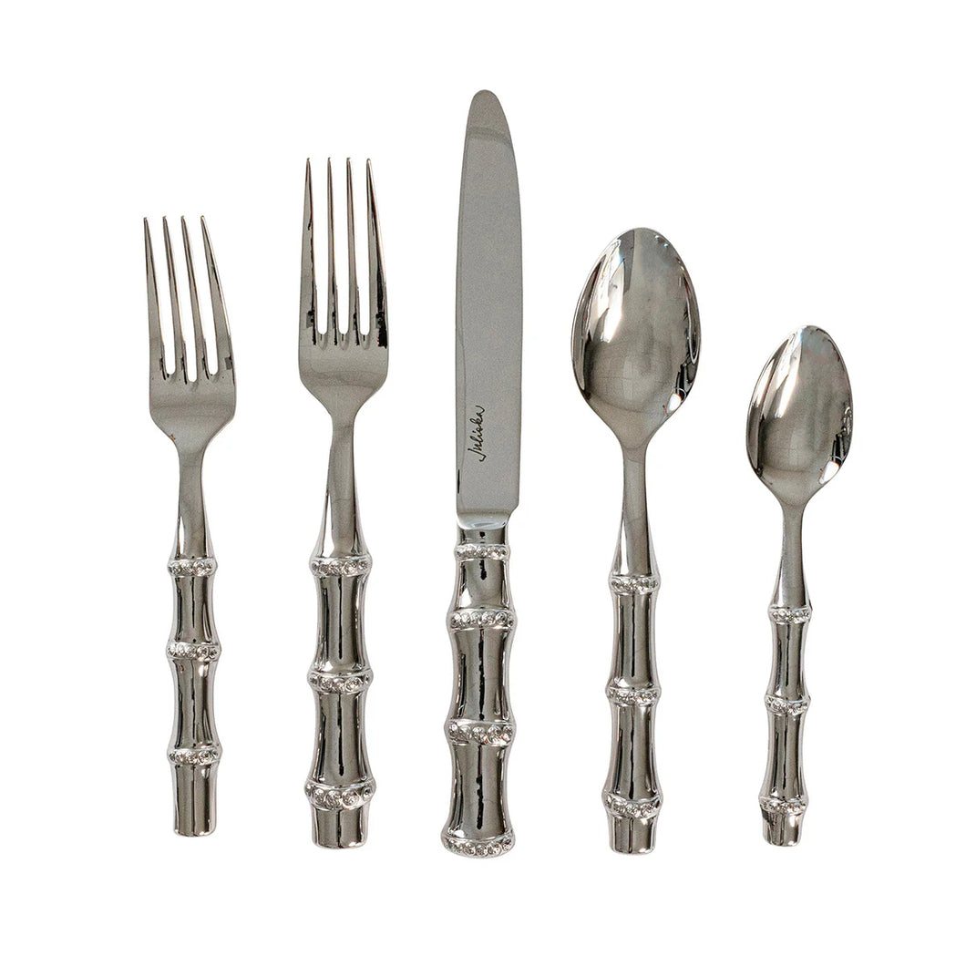 Juliska Bamboo Flatware 5 Piece Place Setting Polished