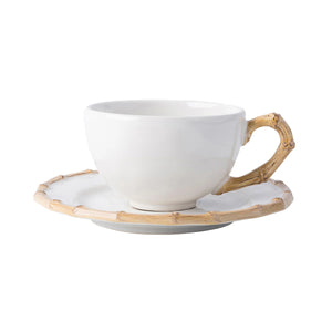 Juliska Bamboo Natural Teacup Saucer