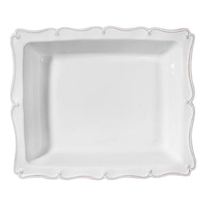 Juliska Berry and Thread 17" Rectangular Baker - Whitewash