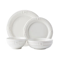 Juliska Berry & Thread French Panel 4pc Place Setting - Whitewash