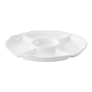 Juliska Berry and Thread Crudite Platter - Whitewash