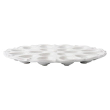 Load image into Gallery viewer, Juliska Berry and Thread Deviled Egg Platter - Whitewash
