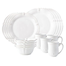 Load image into Gallery viewer, Juliska Berry and Thread Flared 16pc Place Setting - Whitewash
