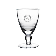 Load image into Gallery viewer, Juliska Berry and Thread Footed Glass Goblet
