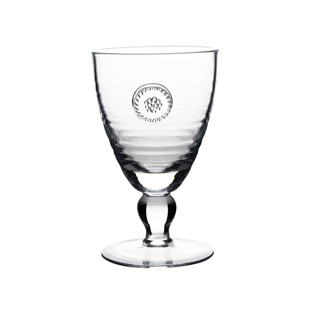 Juliska Berry and Thread Footed Glass Goblet