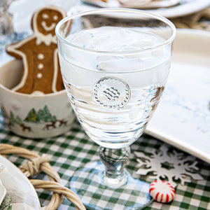 Juliska Berry and Thread Footed Glass Goblet