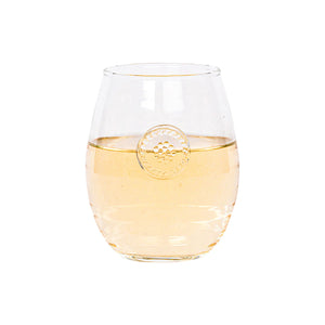 Juliska Berry and Thread Glassware Stemless White Wine