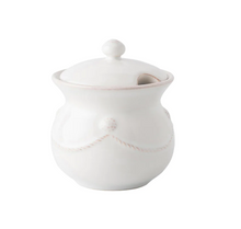 Load image into Gallery viewer, Juliska Berry and Thread Lidded Sugar Pot - Whitewash
