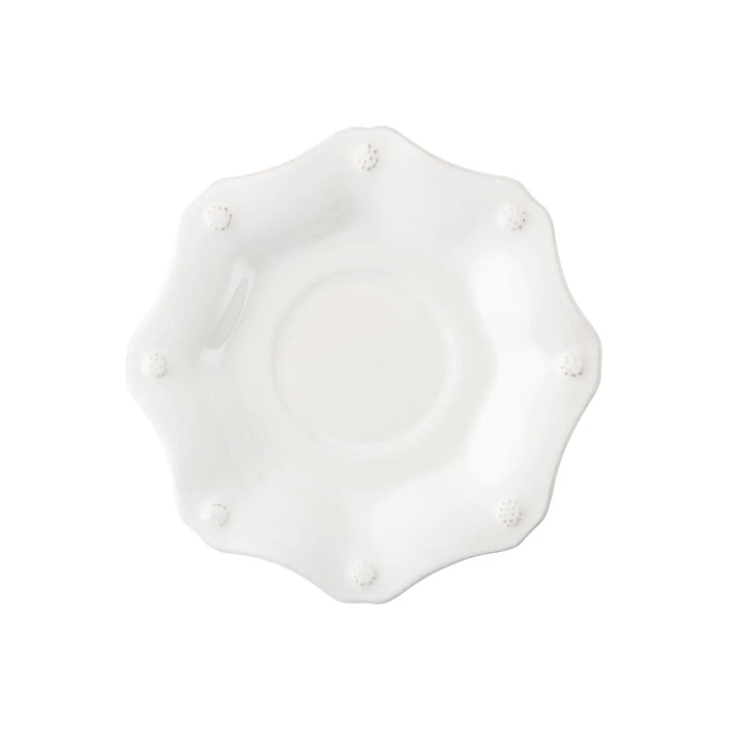 Juliska Berry and Thread Scallop Saucer - Whitewash