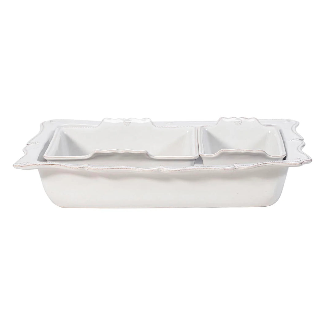 Juliska Berry and Thread Whitewash 3pc Baking Set